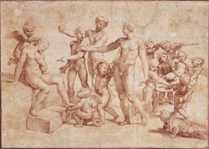 アレクサンダーとロクサーヌの結婚式 作： Raffaello Sanzio Raphael